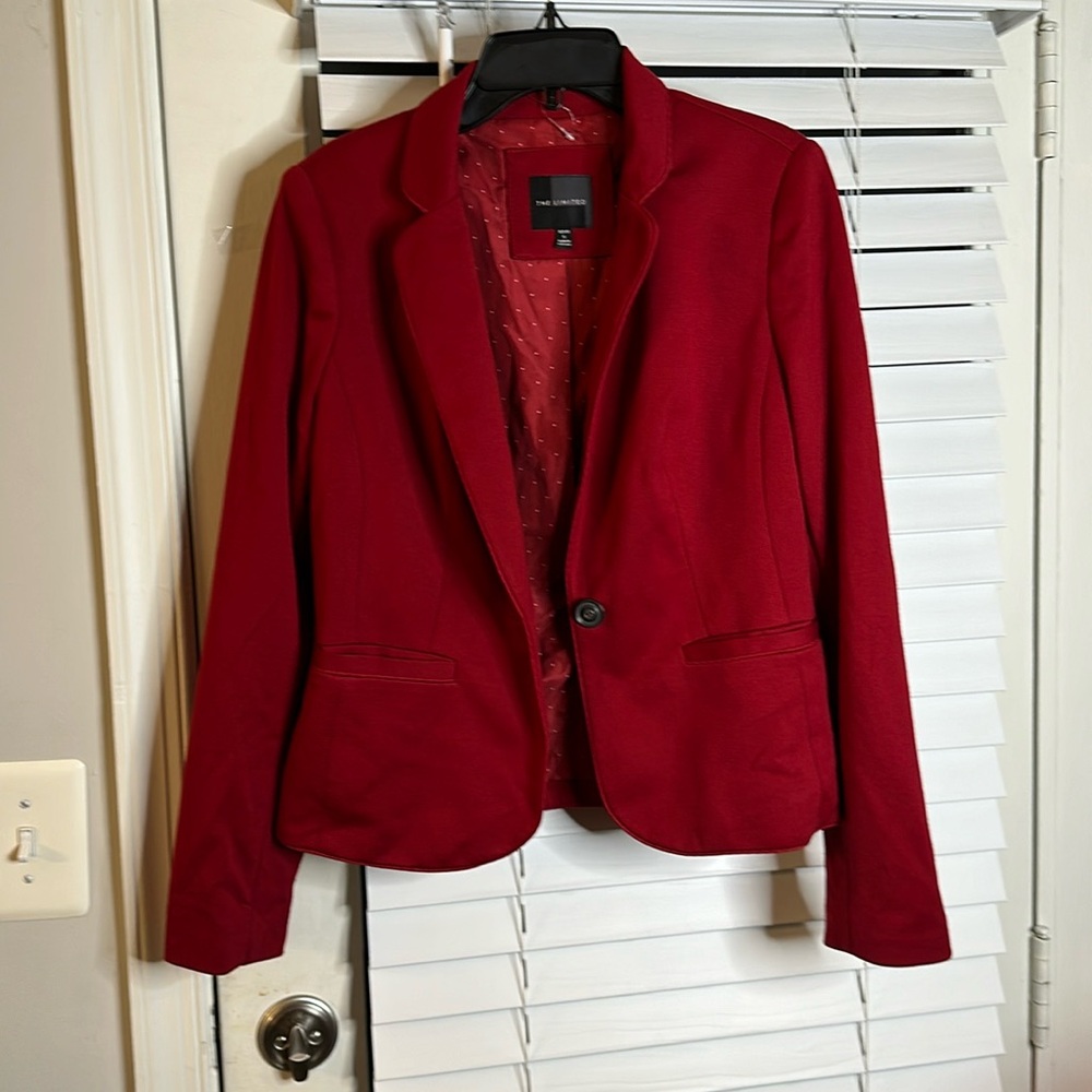 The limited red blazer- never worn
